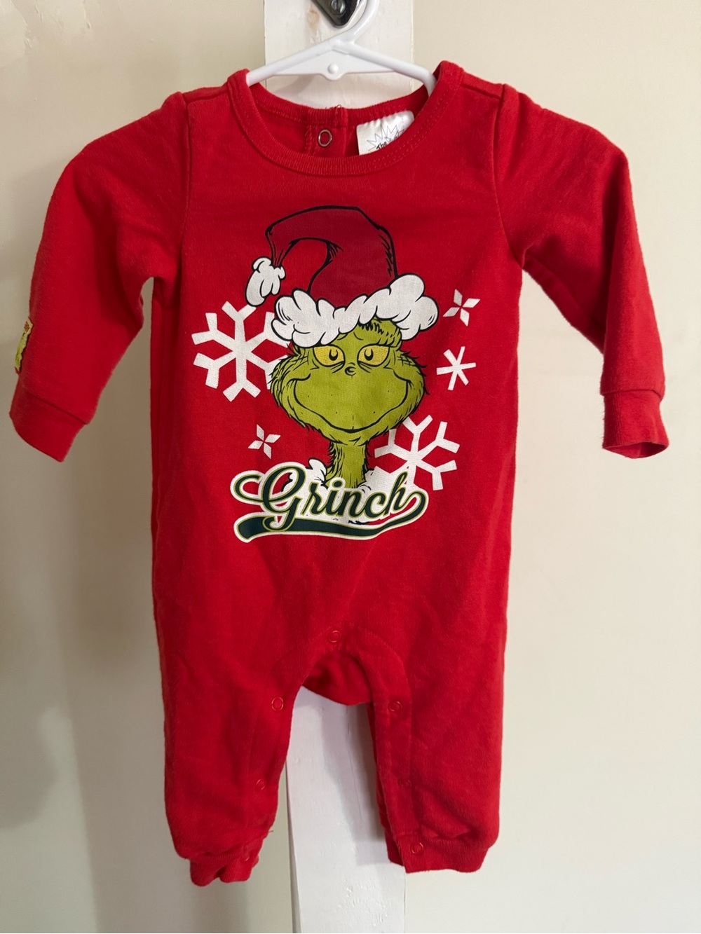 The Grinch Sweatshirt Romper